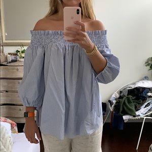 Caroline Constas Off The Shoulder Blouse
